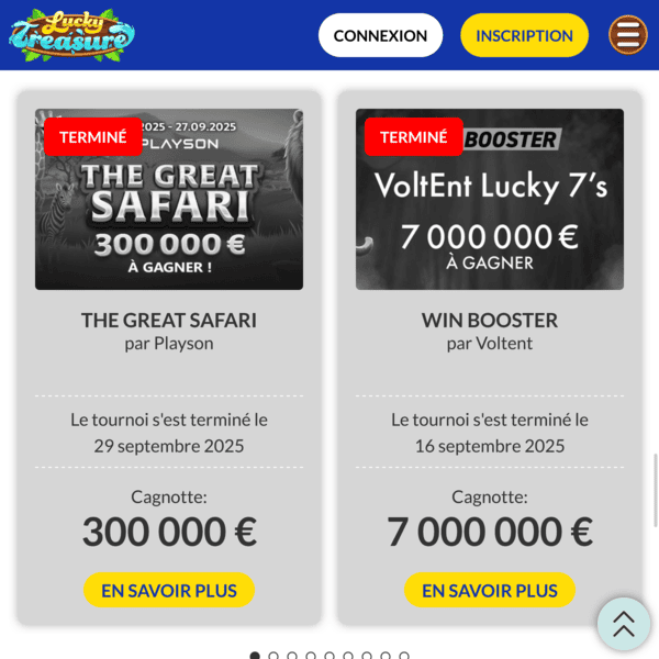 Lucky Treasure Casino — Grille Théières & Pièces magnétiques